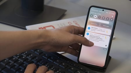 Immediate notification in the IntraVisualizer APP