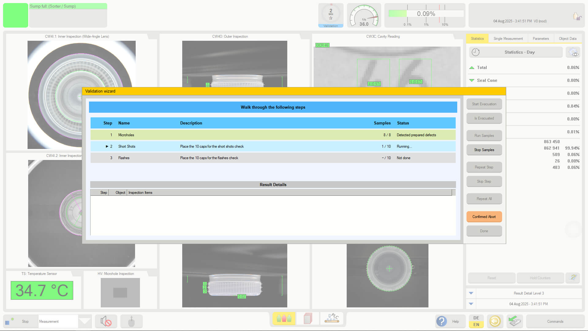 Inspect safely - at any time