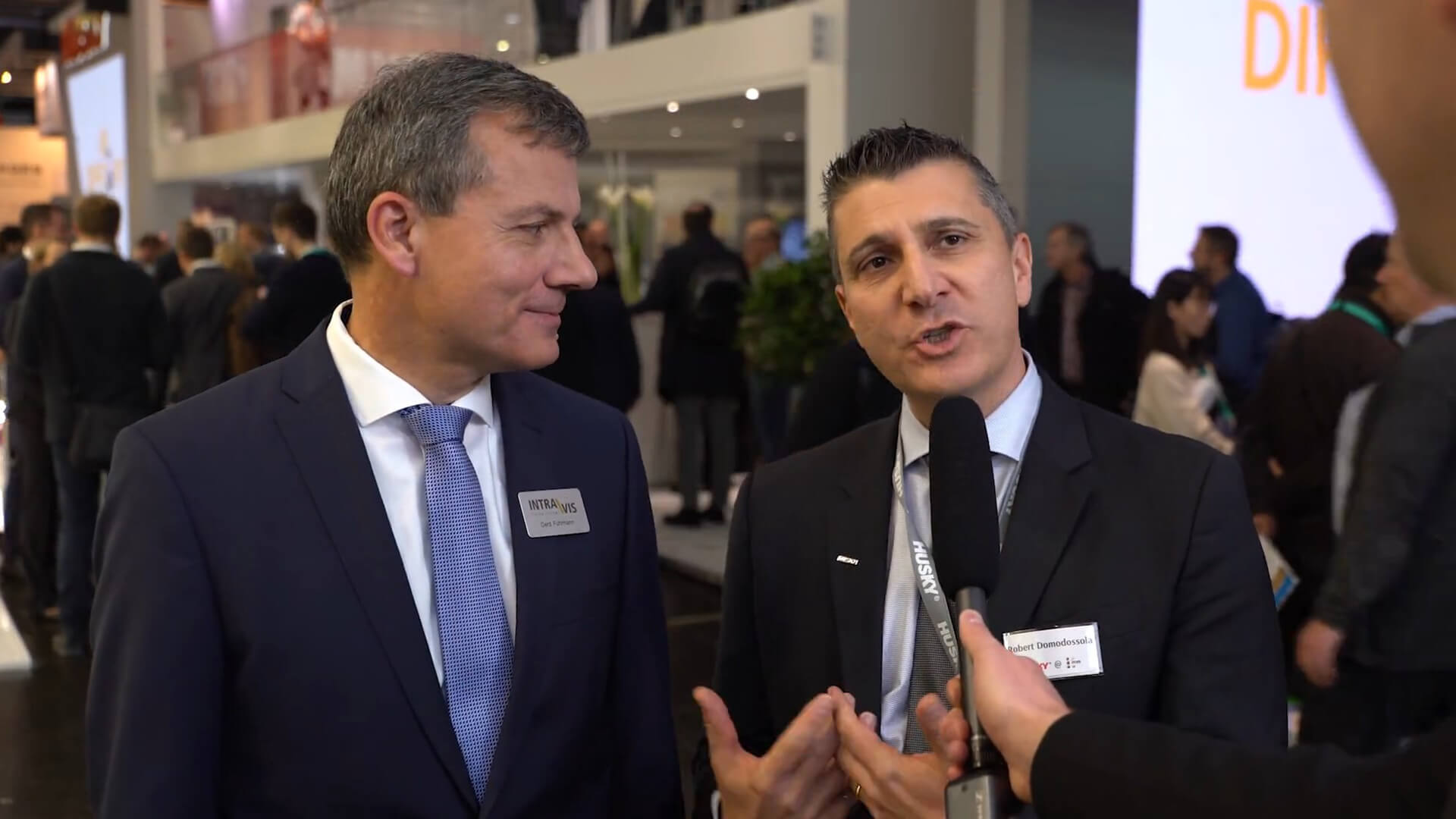 Robert Domodossola, President Rigid Packaging at Husky, and Dr. Gerd Fuhrmann, CEO at INTRAVIS give an Interview about the PreMon